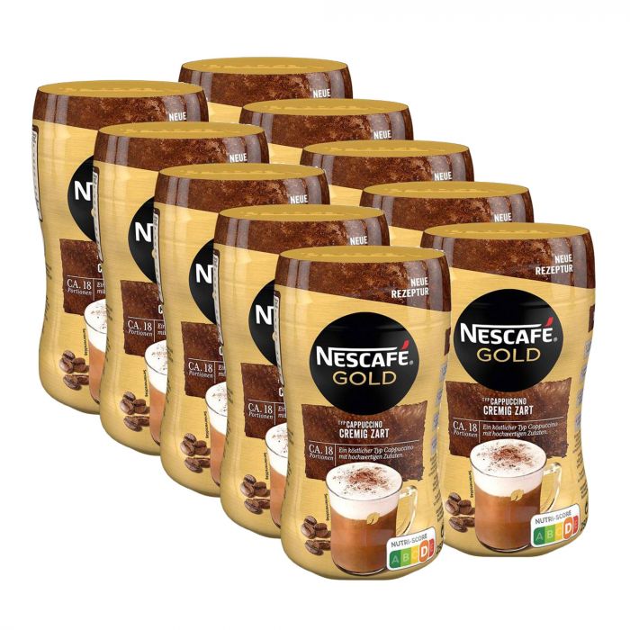 Nescafé Gold Typ Cappuccino löslicher Bohnenkaffee (10 x 250g)