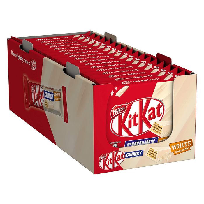 NESTLÉ KitKat Chunky White Schokoriegel Multipack (20 x 4 x 40g)
