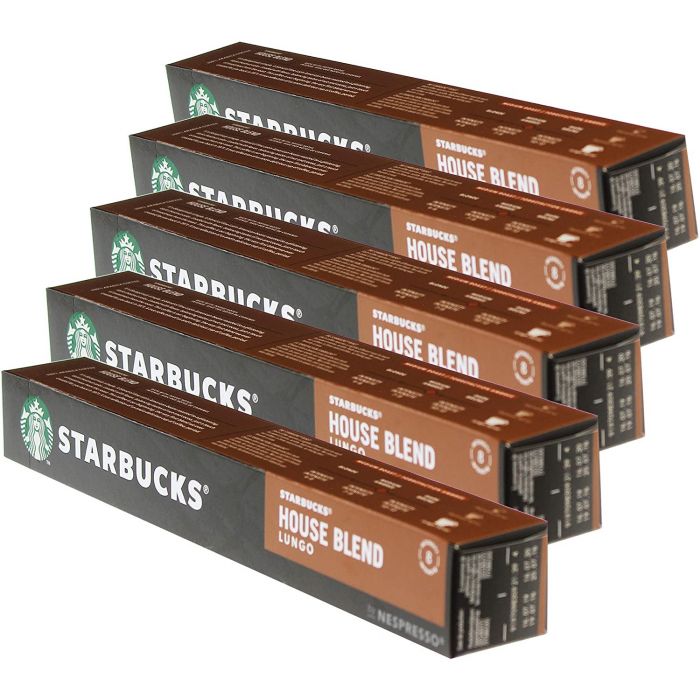 Starbucks House Blend Lungo für Nespresso  (5 x 10 Kapseln)