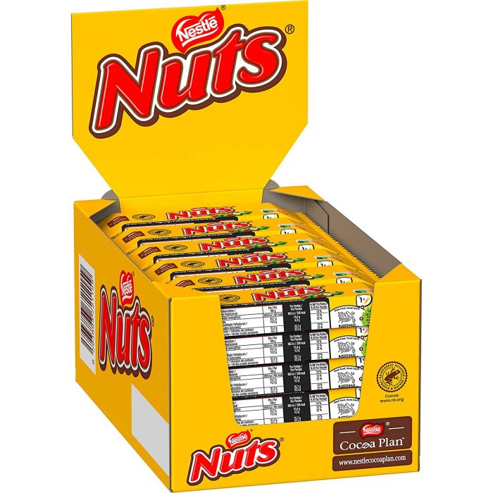NESTLÉ Nuts Schokoriegel 24er Pack (24 x 42g)