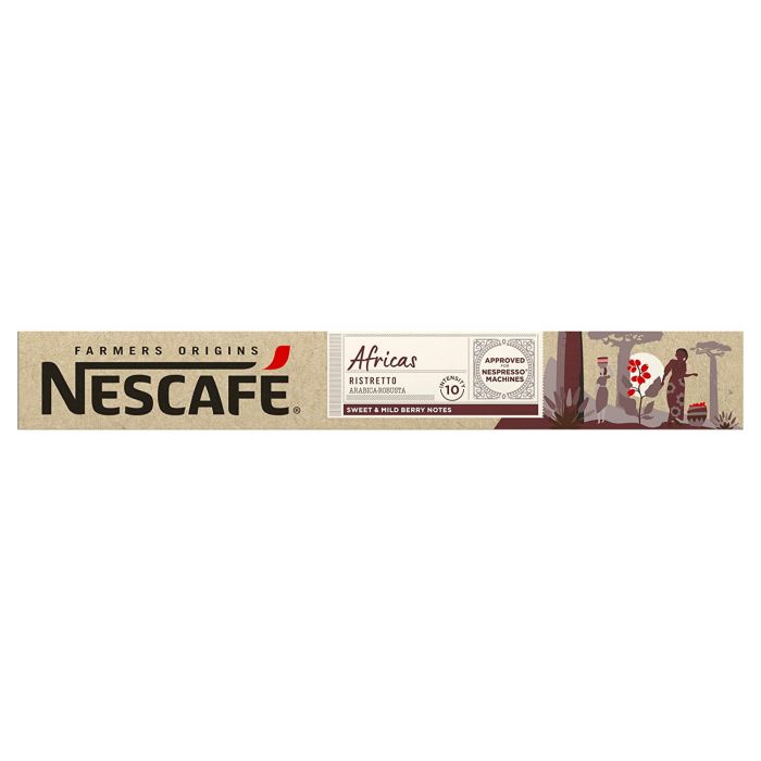 NESCAFÉ Farmers Origins Africas Ristretto für Nespresso (1 x 10 Kapseln)