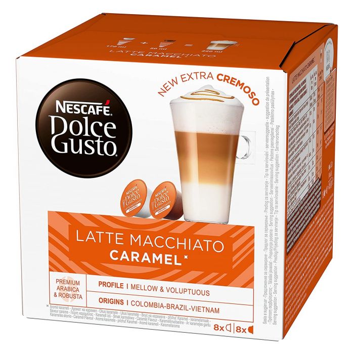 Nescafé Dolce Gusto Latte Macchiato Caramel (1 x 16 Kapseln)