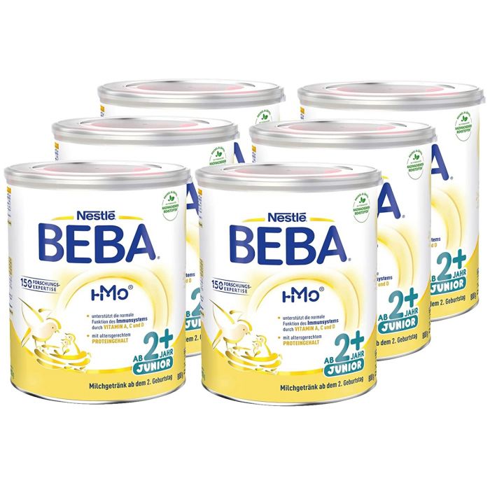Nestlé BEBA JUNIOR 2+ Kindermilch (6 x 800g)