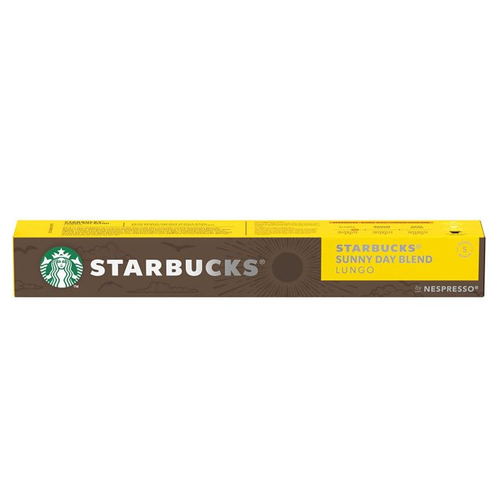 Starbucks Sunny Day Blend Lungo by Nespresso Blonde Roast Coffee (1 x 10 Kapseln)
