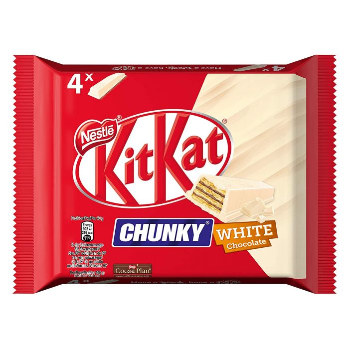 NESTLÉ KitKat Chunky White Schokoriegel Multipack (1 x 4 x 40g)