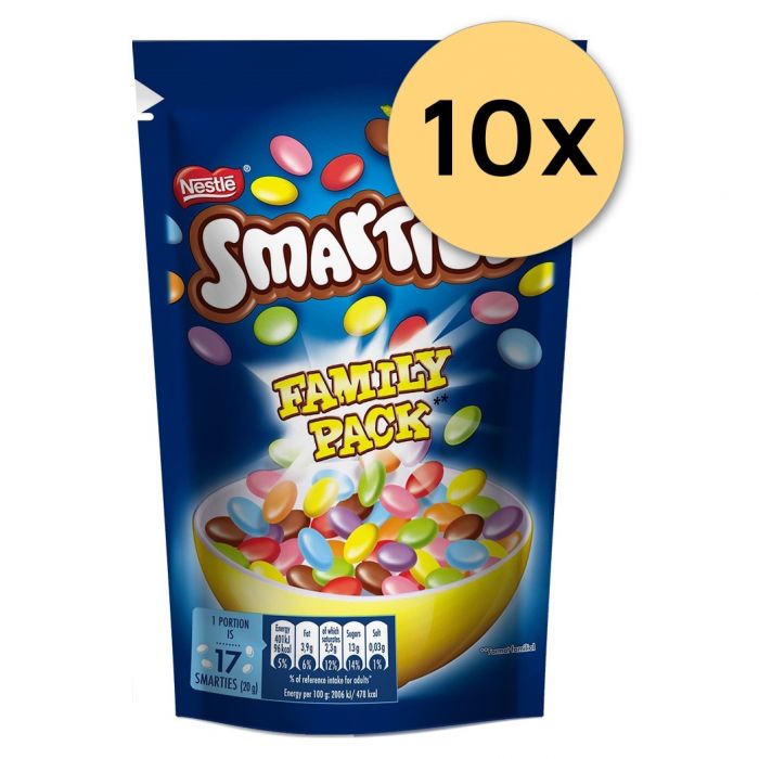 NESTLÉ Smarties Family Pack (10 x 240g)