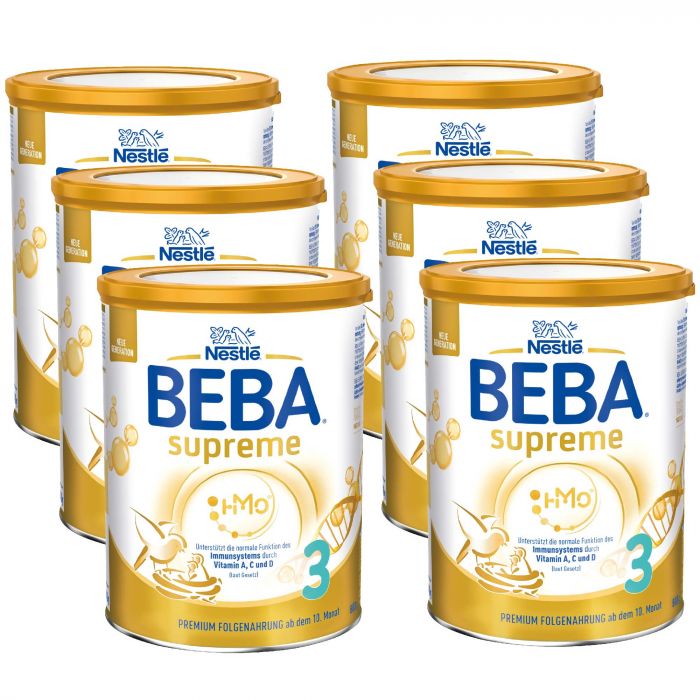 Nestlé BEBA SUPREME 3 Folgemilch (6 x 800g)