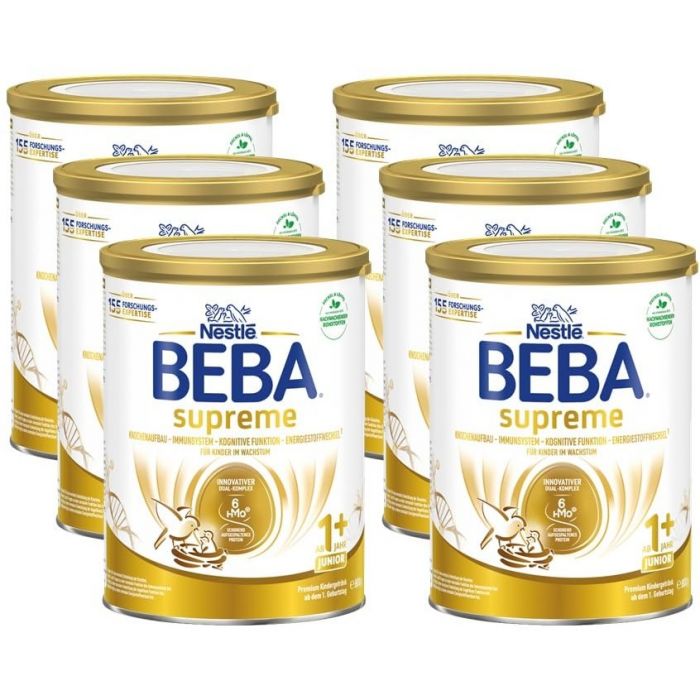 Nestlé BEBA Supreme Junior 1+  Kindermilch (6 x 800g)